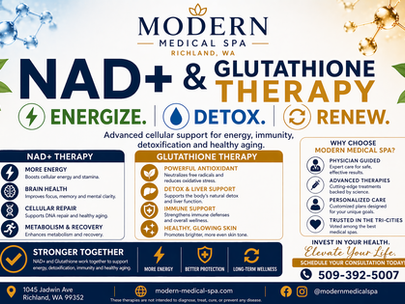 NAD+ and Glutathione: What Women Should Know About Cellular Energy, Oxidative Stress, and Wellness