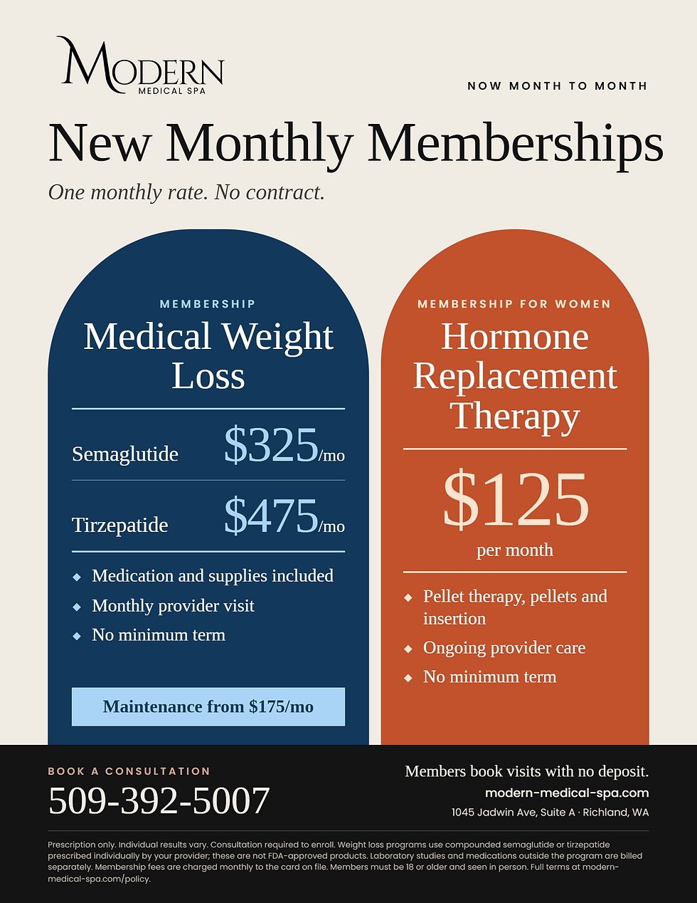 Starting in October!