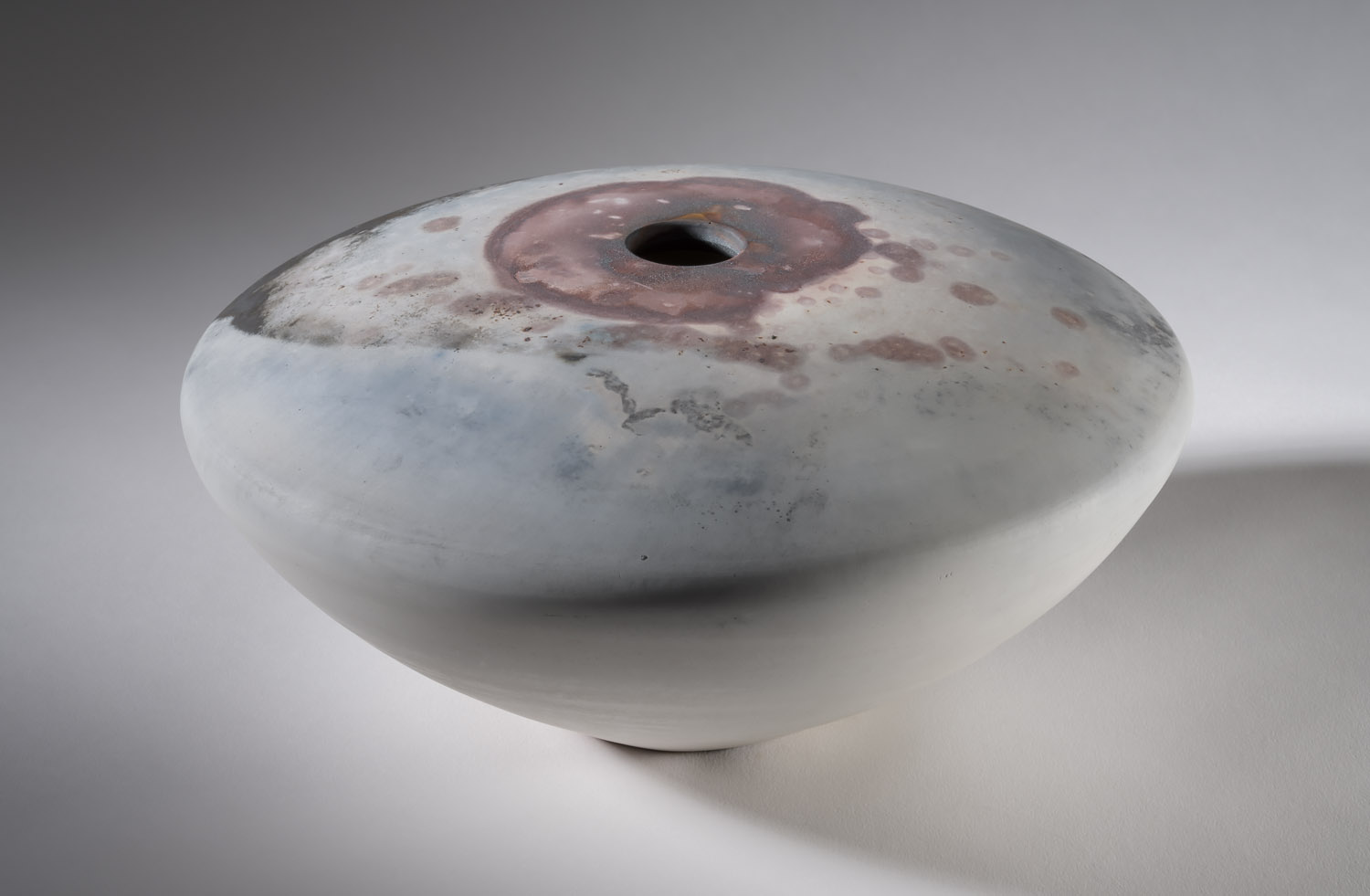 'Grey Coral' 2020, Thrown & Saggar Fired