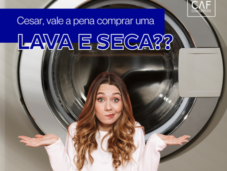 Problemas com a sua LAVA e SECA?