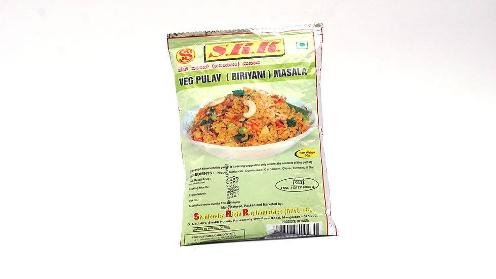 SRR Veg Pulav(Biriyani) Masala(50Gm )