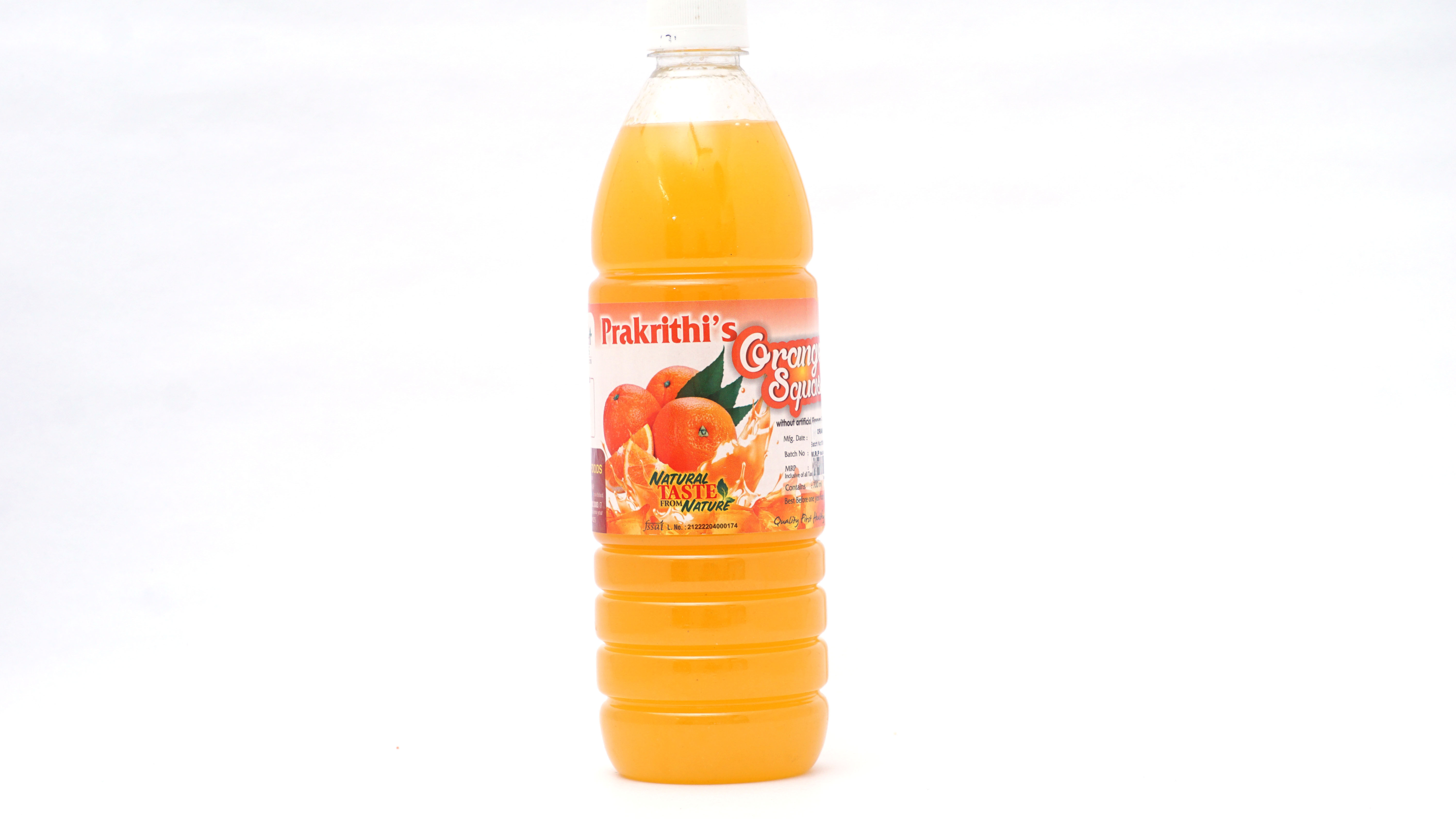 Prakrithi’s Orange Squash(700ML)