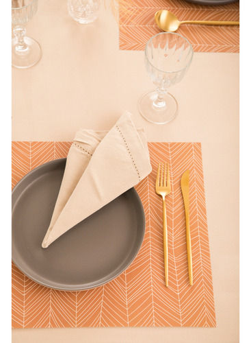 Miniatura: Jogo Americano Papel Elegante Mesa Posta Almoço Jantar 100u