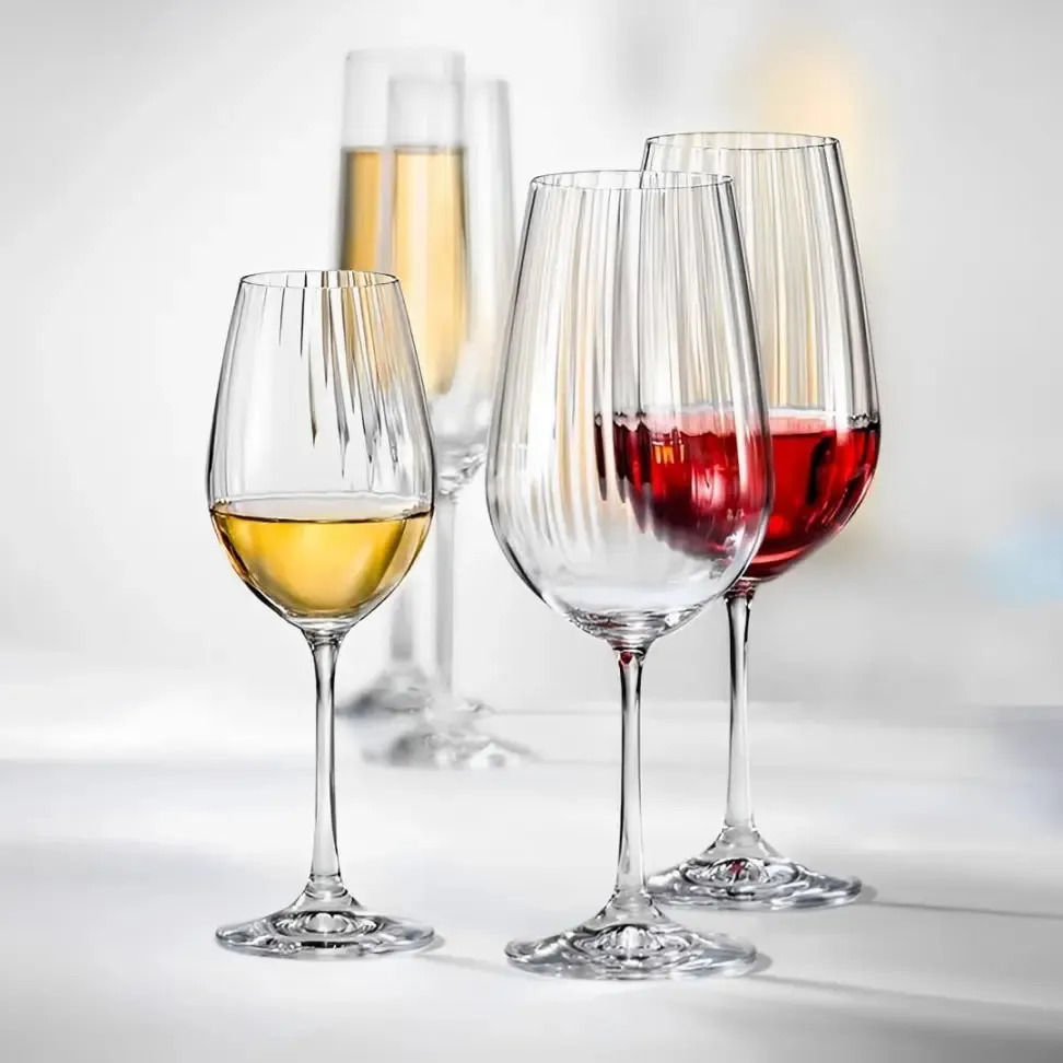 Miniatura: Kit Taças De Cristal Vinho Tinto Alta 450ml 6 Peças Premium