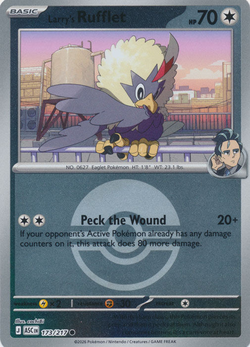 Larry's Rufflet (Poke-Ball)