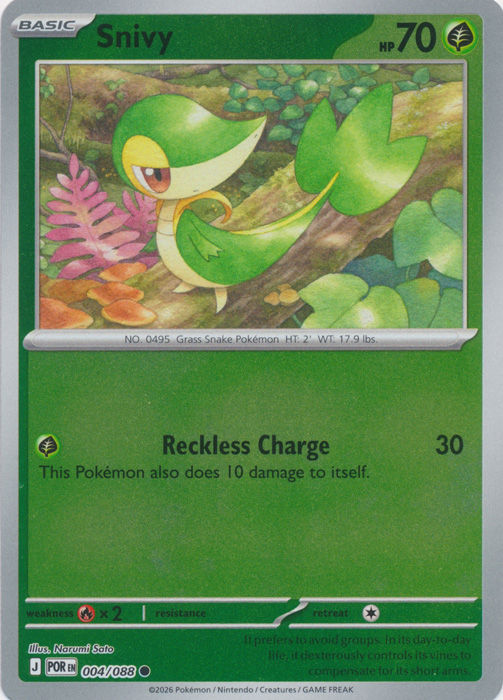 Snivy (Reverse Holo)