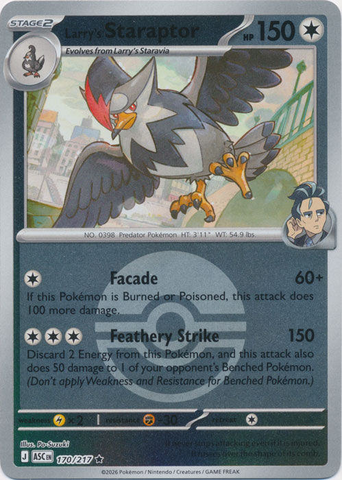 Larry's Staraptor (Poke-Ball)
