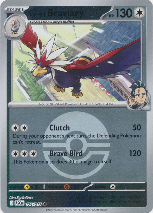 Larry's Braviary (Poke-Ball)