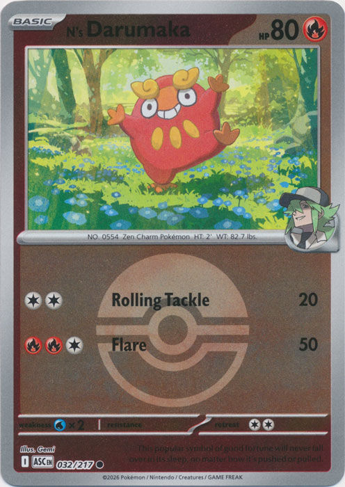 N's Darumaka (Poke-Ball)