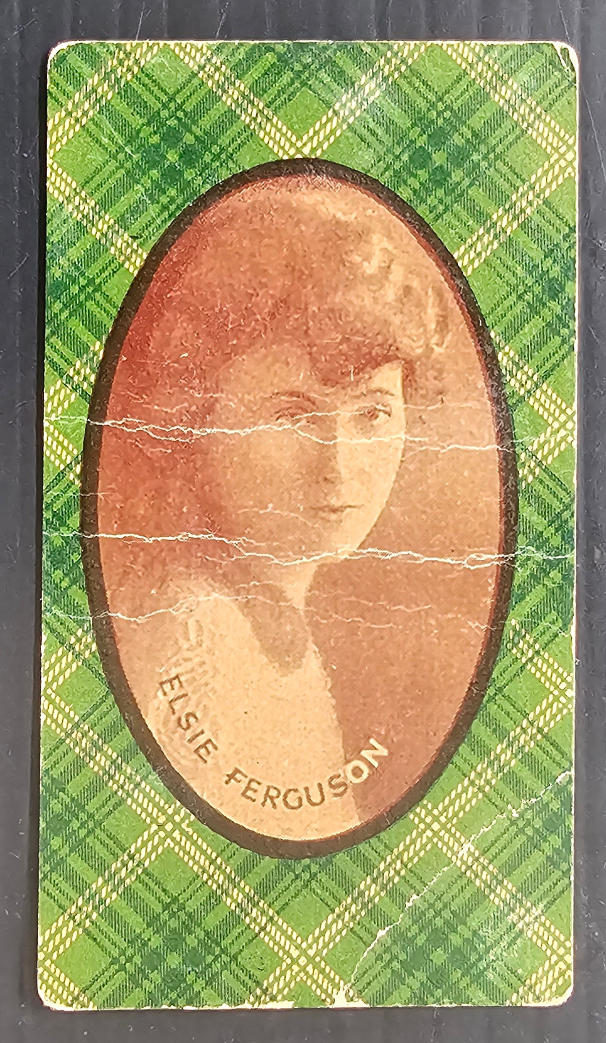 1922 Australia Film Artists McIntyre Bros Series 1-Elsie Ferguson Chocolate Card