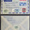 Thumbnail: 1959 Germany (DDR) Airmail Cover ties 7 stamps cd Leisnig-St Kilda