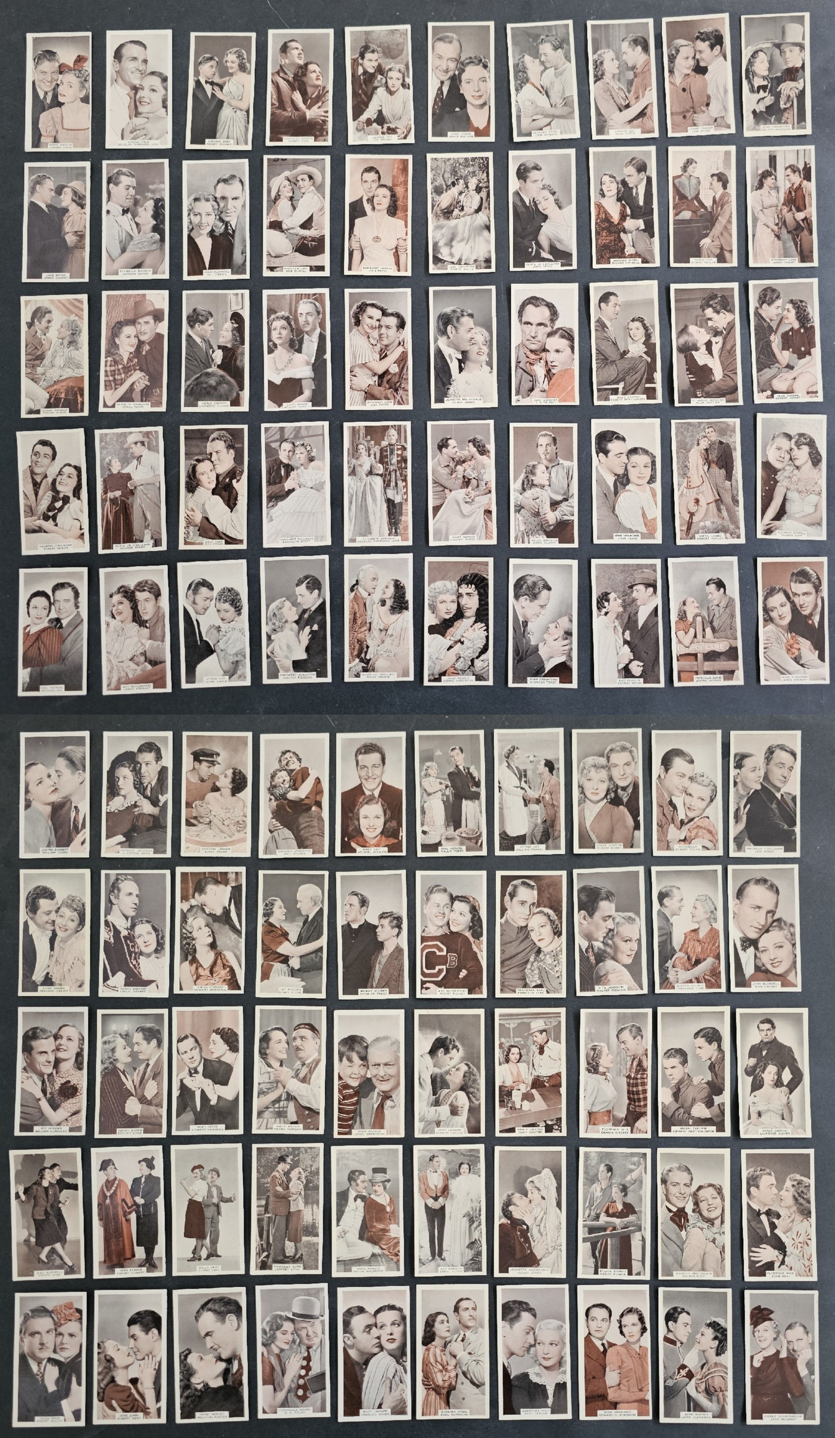 1939 Great Britain A and M Wix London Full Set of Film Favourites Series 3