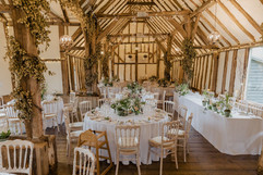 Wedding dinner table
