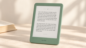 Amazon Kindle e-reader for books and travel