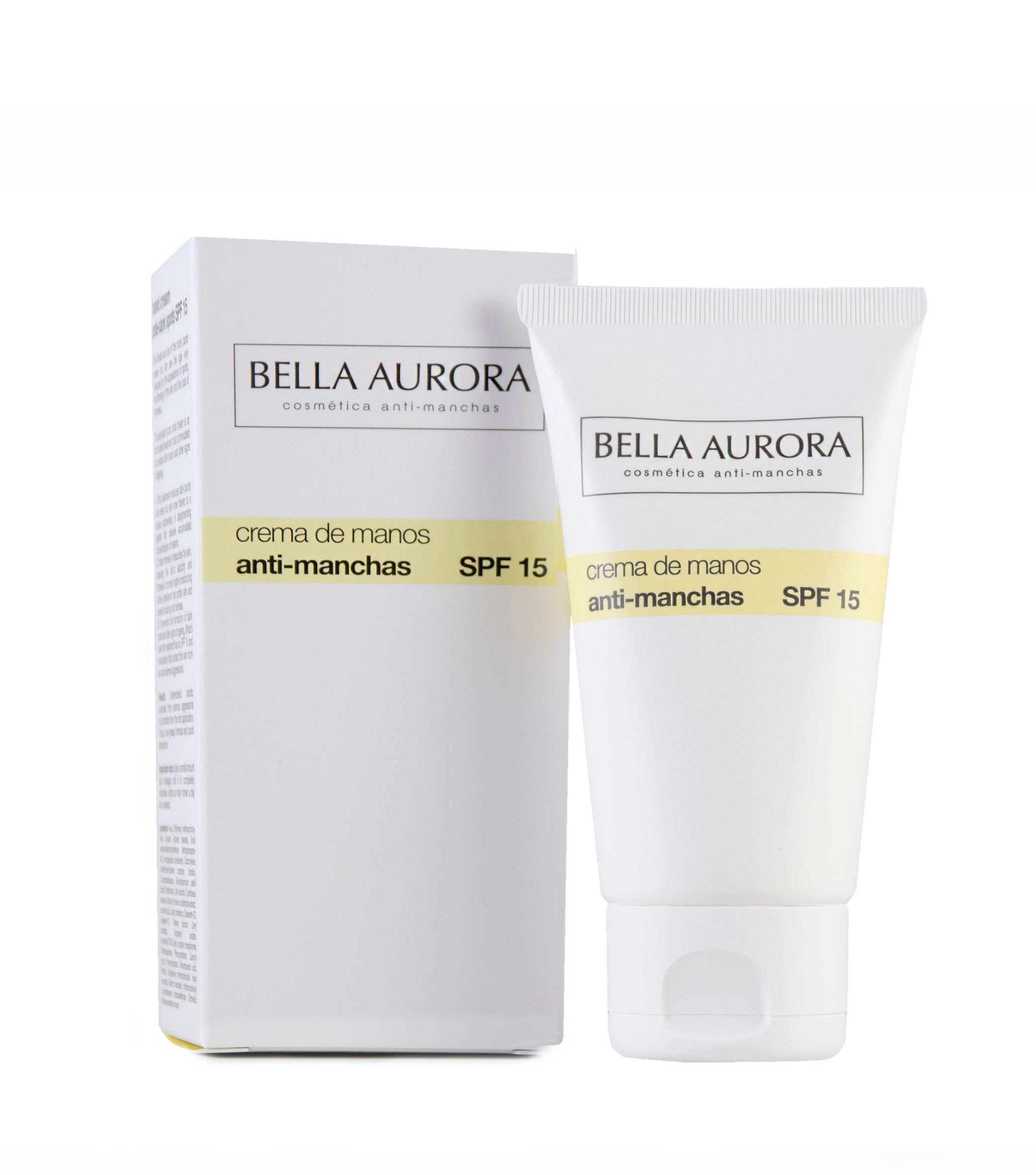BELLA AURORA crema de manos anti-manchas SPF15 75mL