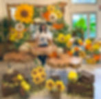 Decoracion de girasoles