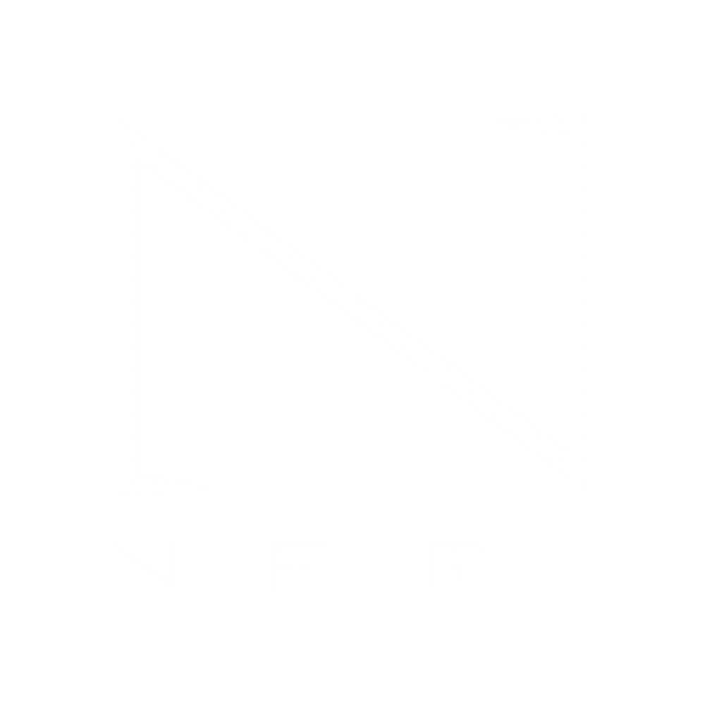 Nemi logo in white