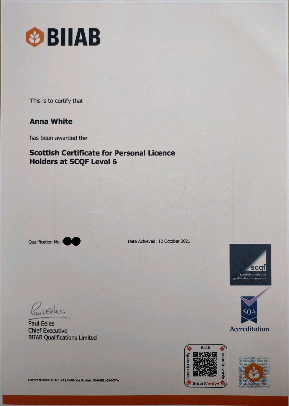 Personal Licence Holder Examination