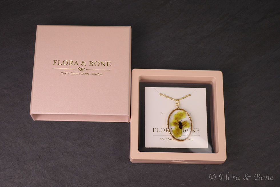 Thumbnail: Fly & Botanical Necklace | Real Insect & Flowers | One of a Kind