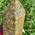 Thumbnail: Large Rainforest Jasper Tower | Rhyolite Crystal Point | 6.4"