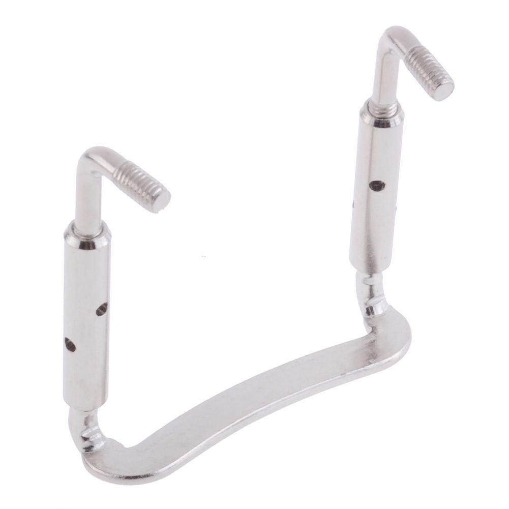 4/4, 3/4 Size Violin Chinrest Chin Rest Clamp Screw Silver Hill Style