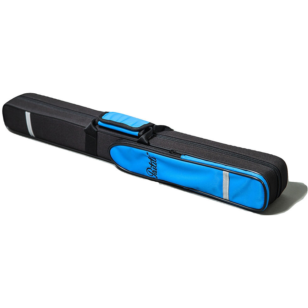 Thumbnail: Paititi Brand New Model One Piece C Foot Flute Case With Exterior Pocket Handler