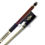 Thumbnail: Full Size Violin Bow Pernambuco Skin Carbon Fiber Round Stick Fleur De Lys