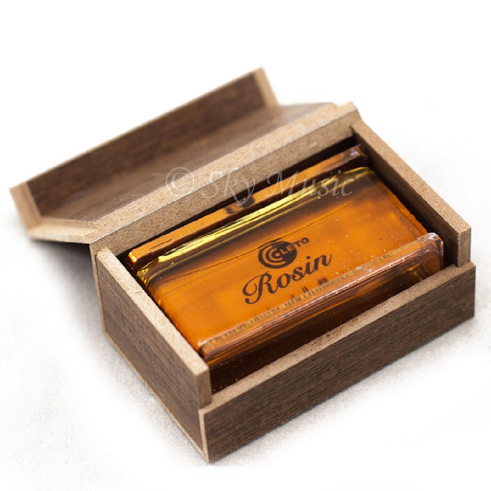 Leto 8010 Rosin for Violin Viola Cello, Light and Low Dust