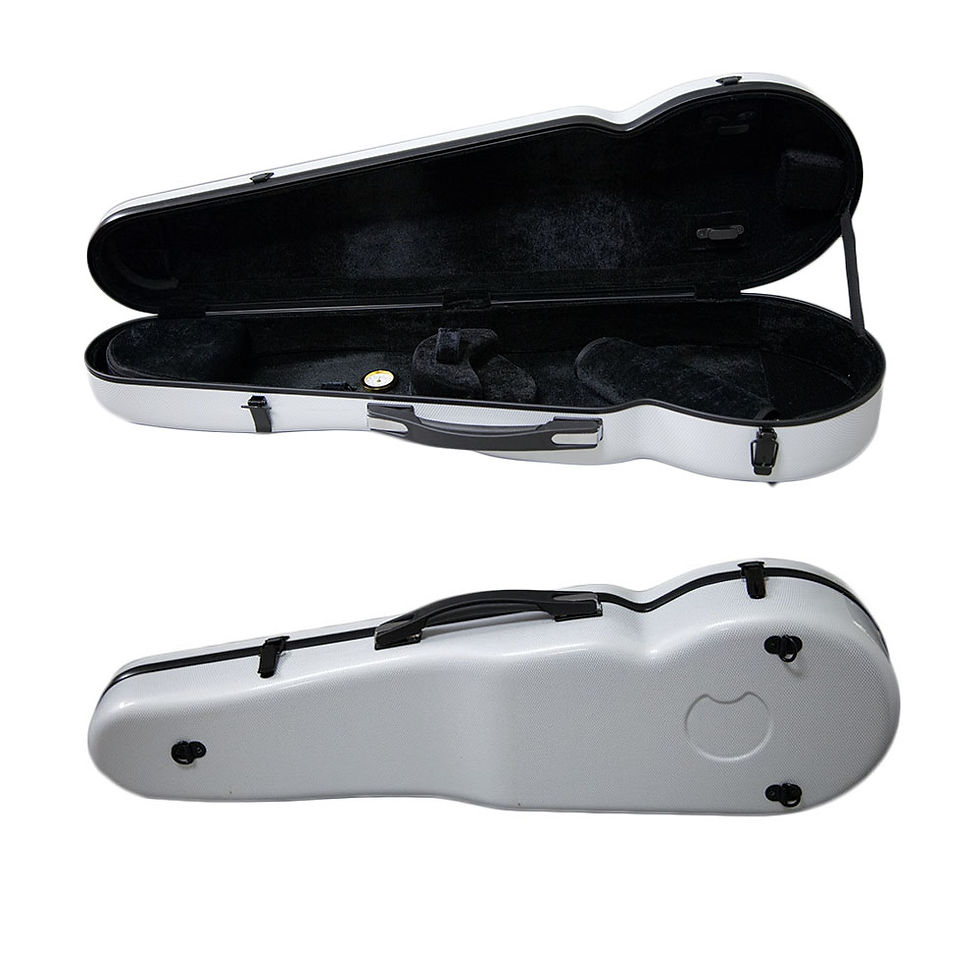 Thumbnail: PAITITI Violin Shaped Full Size Durable Super Light Fiber Glass Case