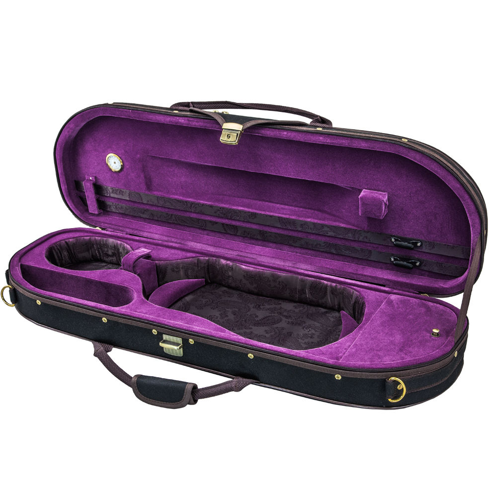 Sky Violin Halfmoon Case VNCHM03 Lightweight with Hygrometer Green/Green