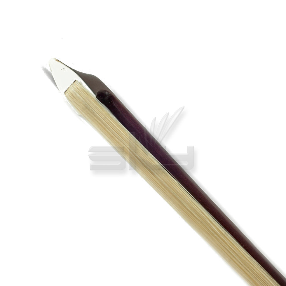 Thumbnail: Cello Bow Brazil Wood Intermediate Octagonal Fully-Line Abalone Inlay