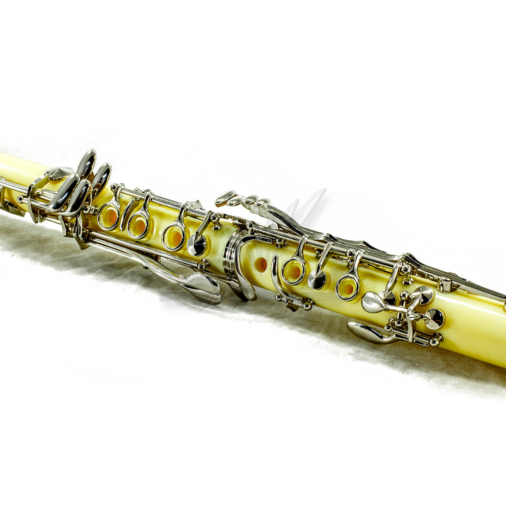 SKY Yellow ABS Bb with Case, Mouthpiece, 11 Reeds, Care kit