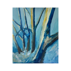 2026 04 26 CHAOS ET UNITE Huile sur toile technique mixte 50X60cm 2