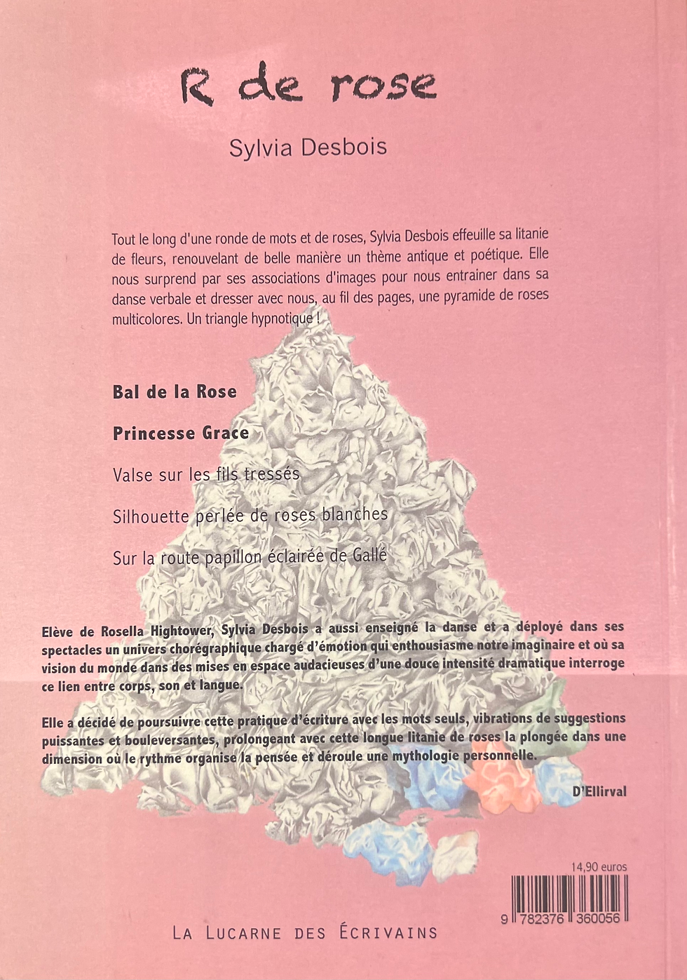 Quatrième de couverture du livre R de Rose