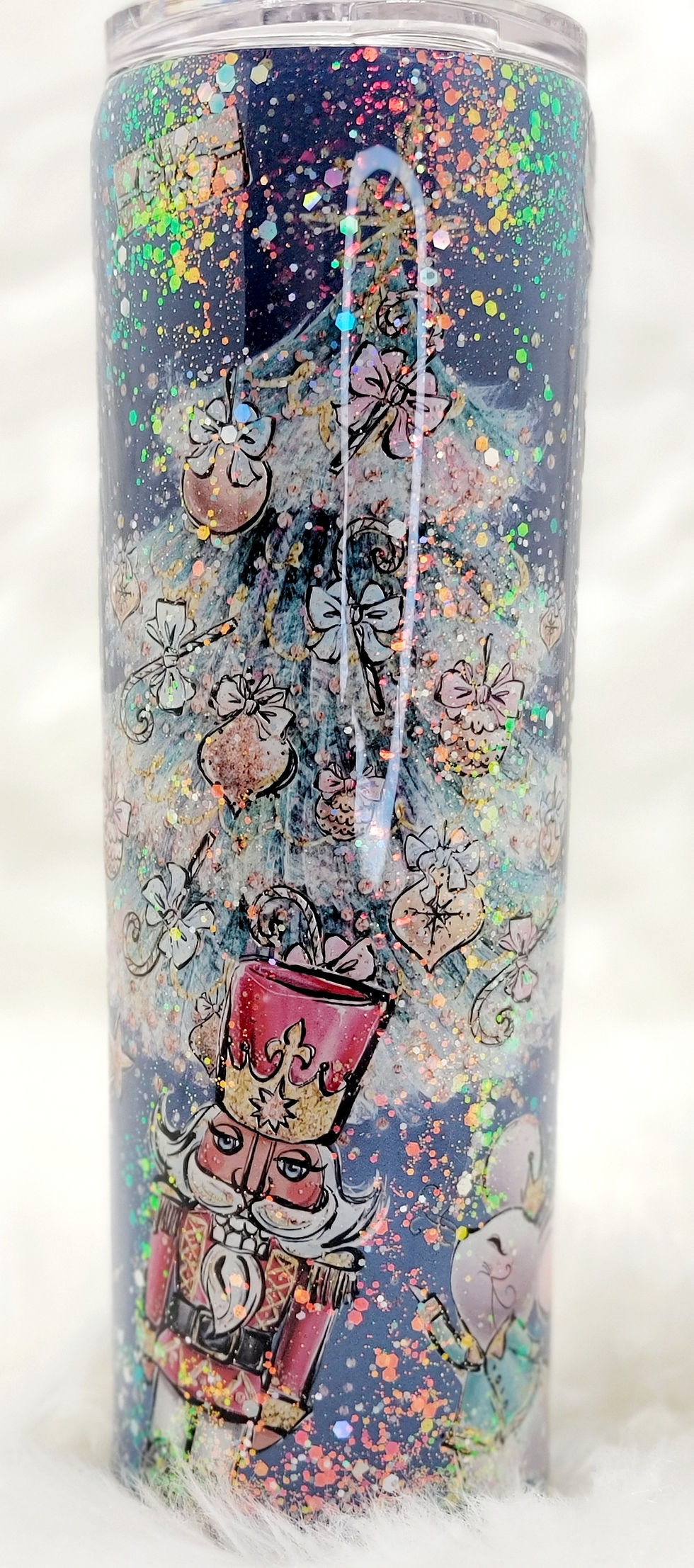Thumbnail: 30 oz Navy blue Nutcracker tumbler