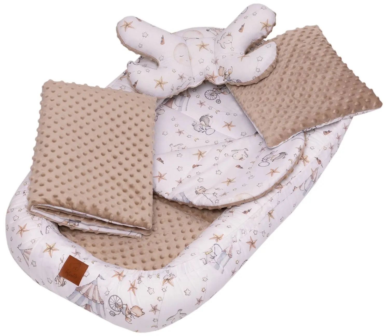 6 in 1 Nest Set- Minky Beige