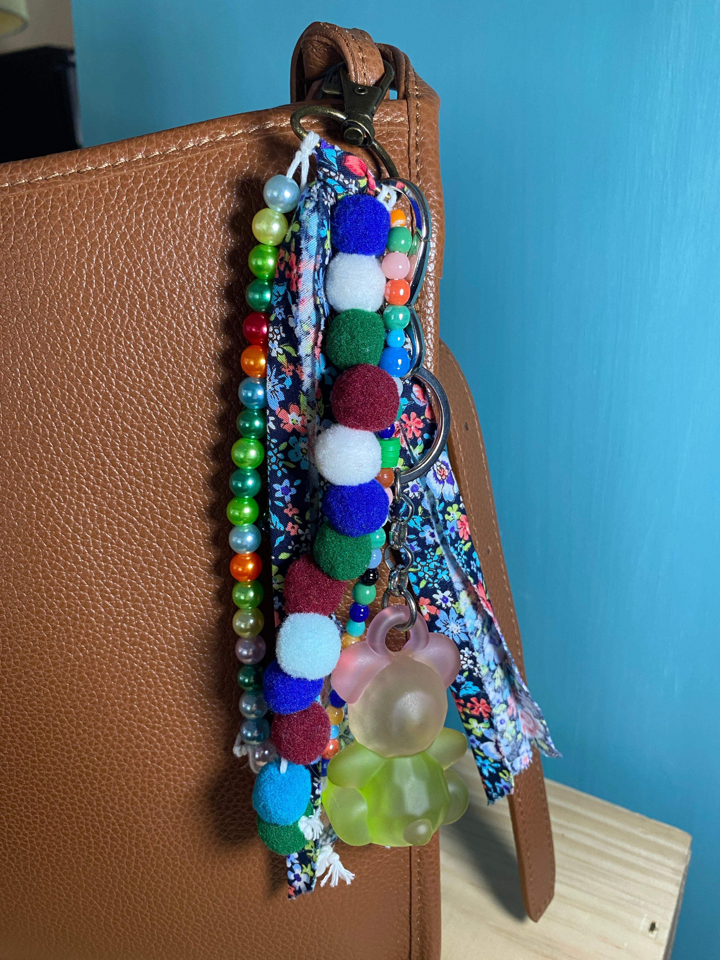 BIJOU DE SAC A MAIN NOUNOURS EN SILICONE