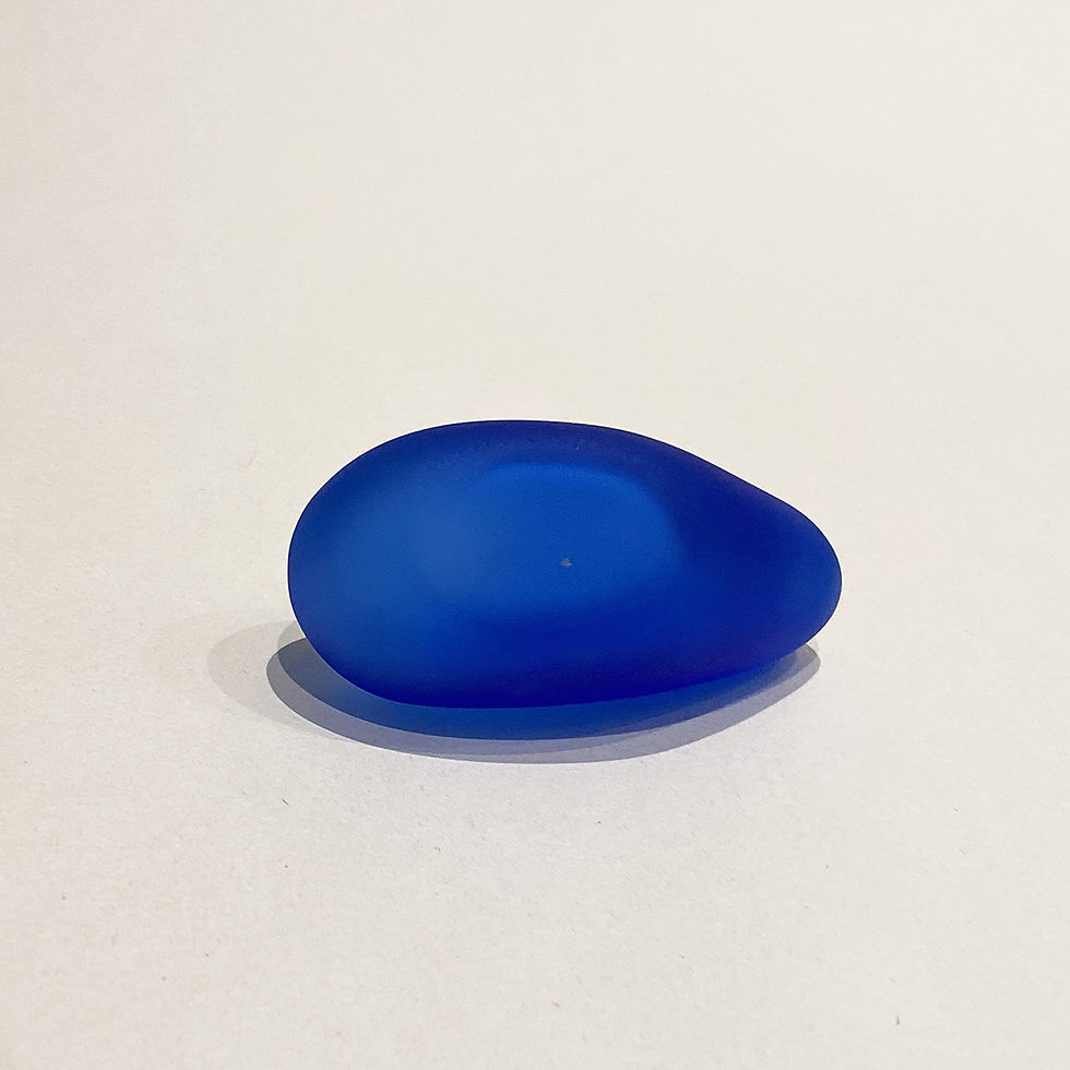 Miniature : Vase "Toute petite étrangeté" bleu par Philippe Starck pour Daum, années 1980.