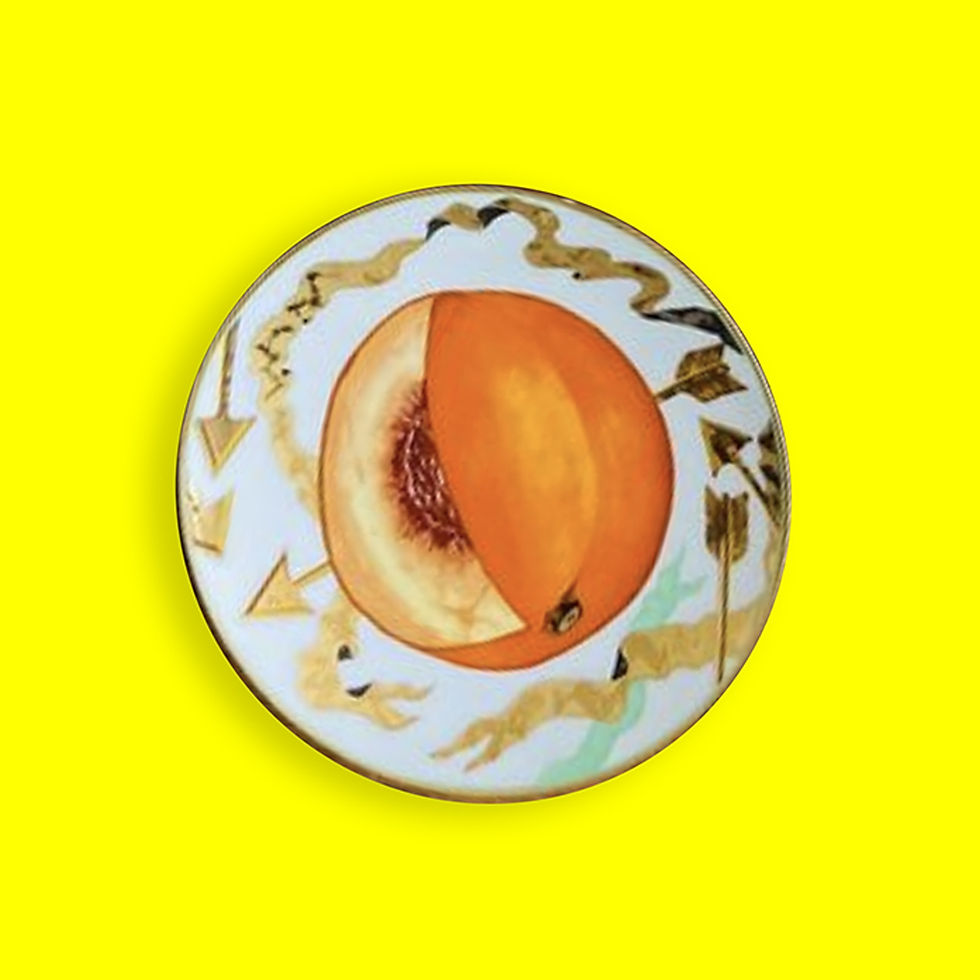 Miniature : Assiettes à dessert par Hilton McConnico pour Daum.