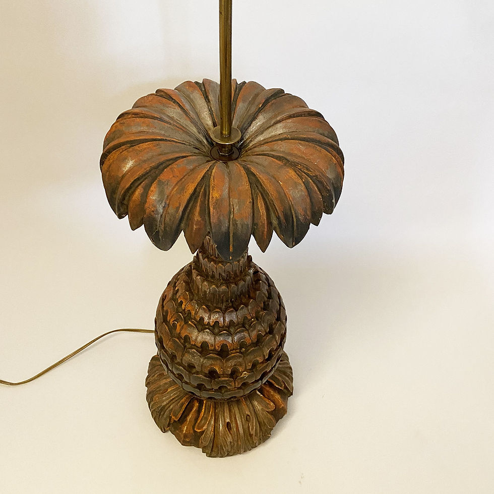 Miniature : Lampe Ananas dans le goût de la Maison Jansen, années 60/70.
