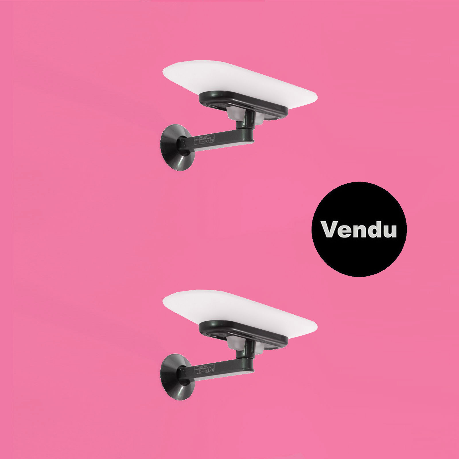 Paire d'appliques Jill par Perry King, Santiago Miranda et Gianluigi Arnaldi.