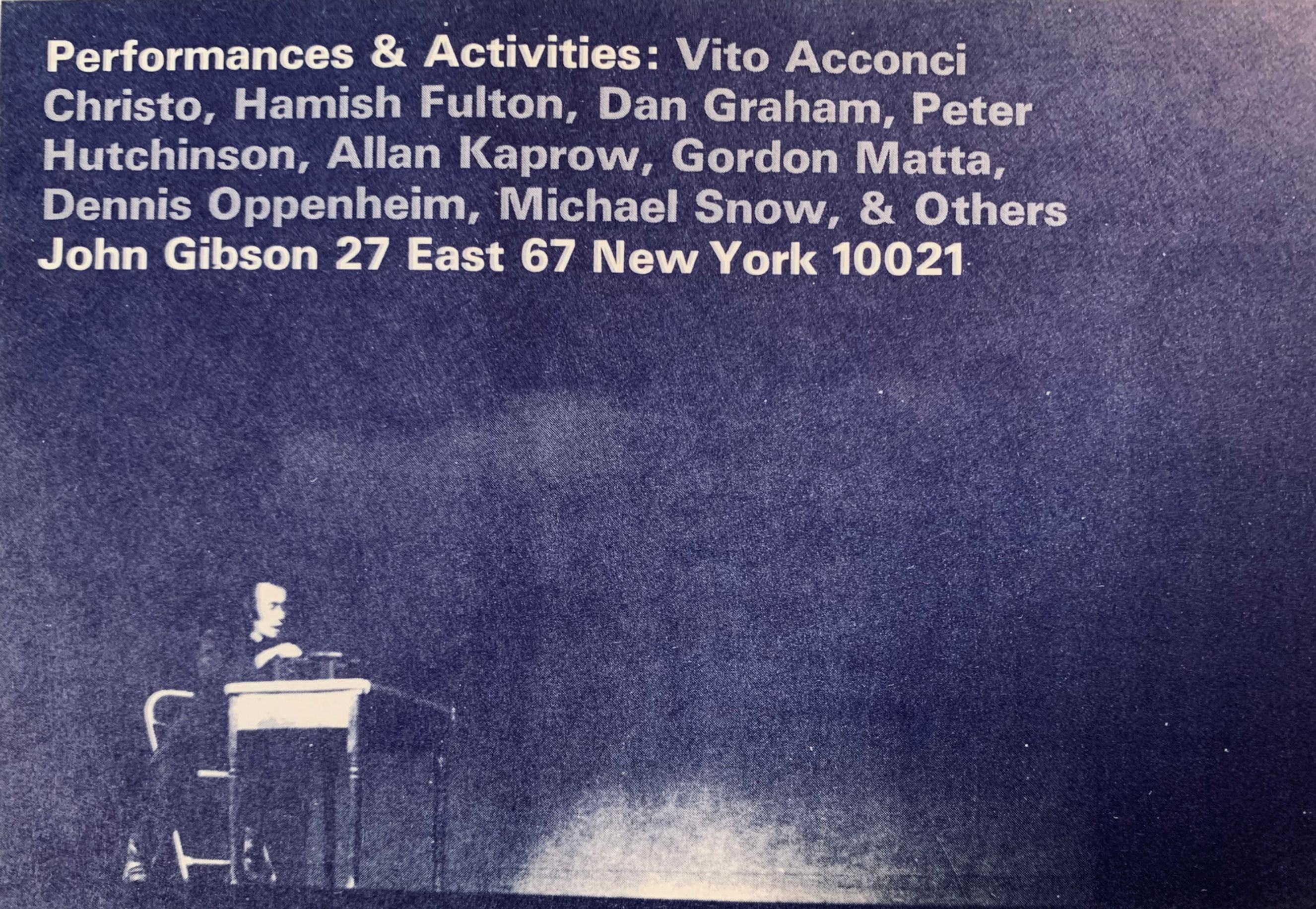 Performance & Activities - 1970