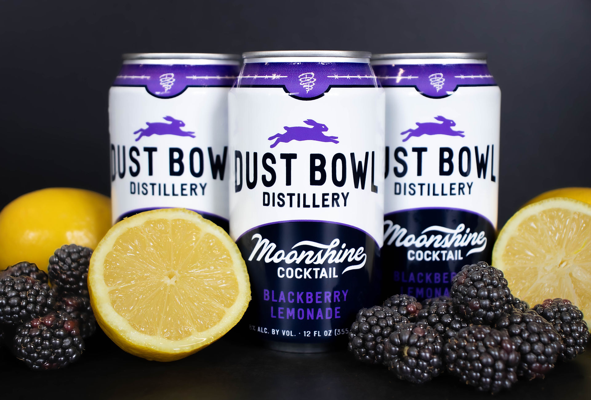 Dust Bowl Moonshine Cocktail Blackberry Lemonade