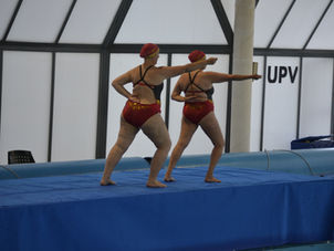 La caminata en natacion artistica: el primer momento que tambien se entrena