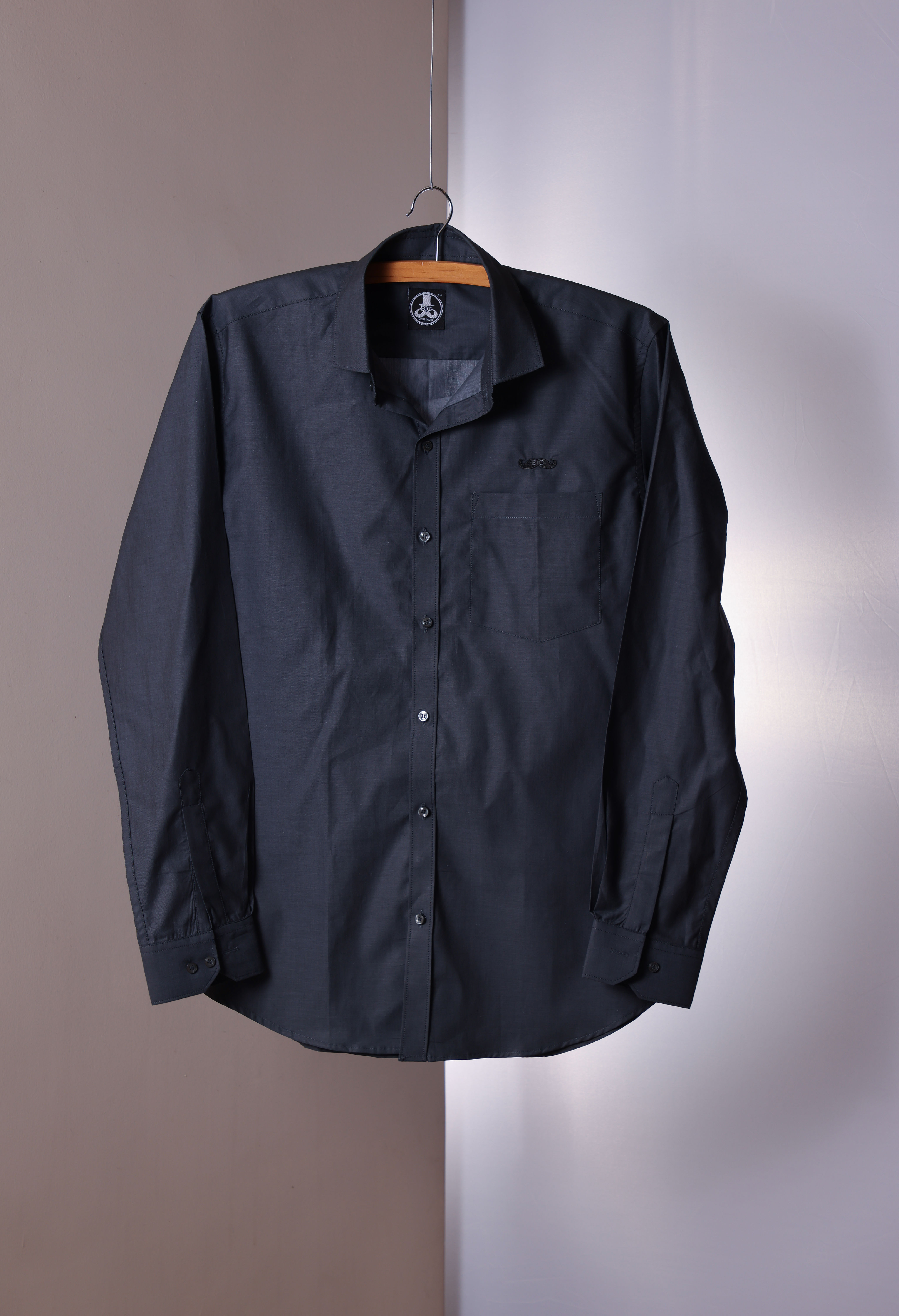 Dark Grey Full Sleeves Shirt