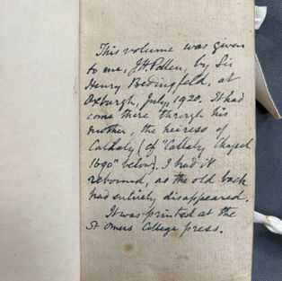 Photo of a page of handwritten notes in black ink.