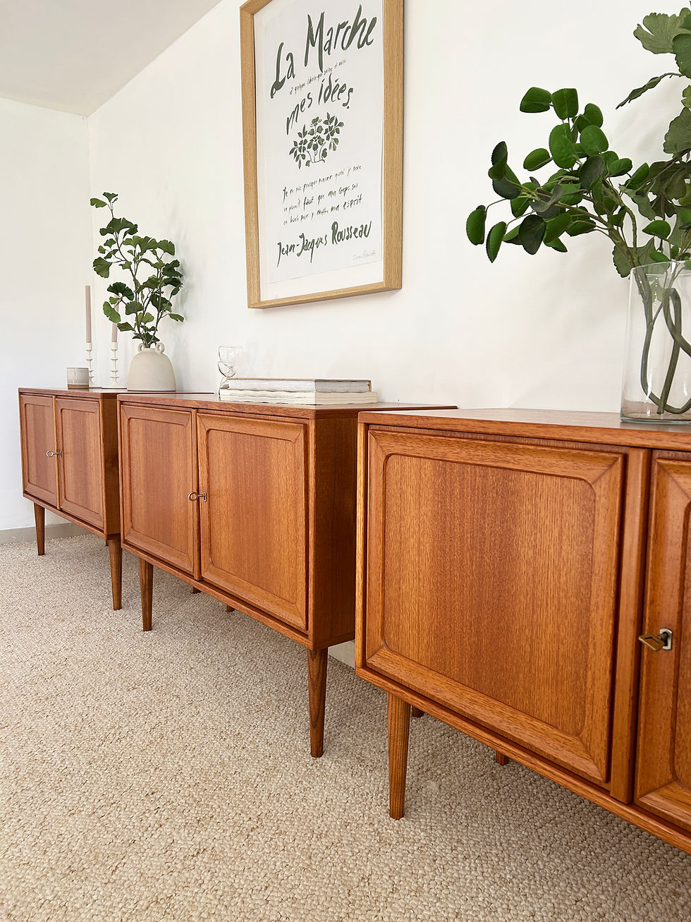 Miniature : Buffet bas scandinave 60's