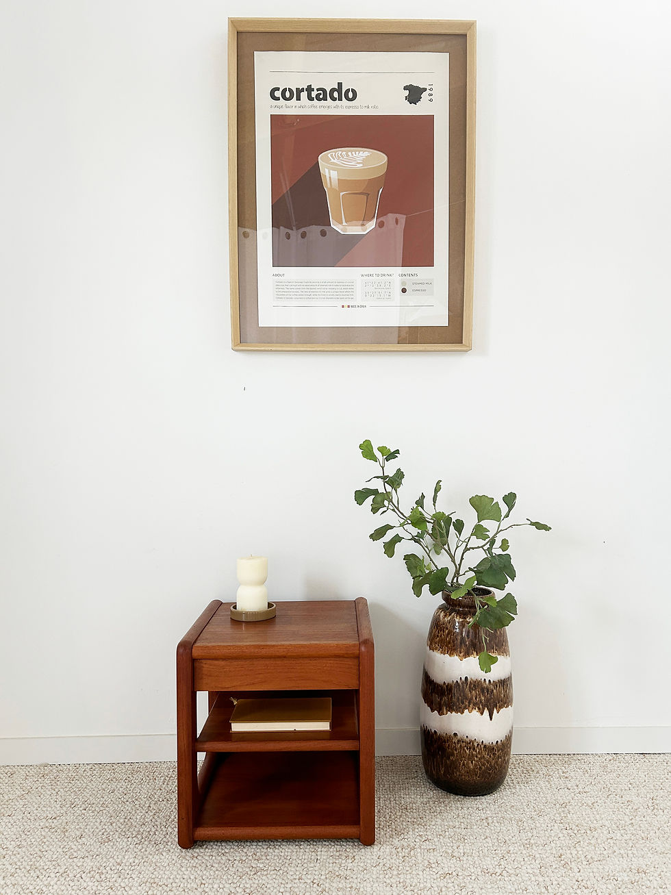 Petite desserte danoise en teck 60's