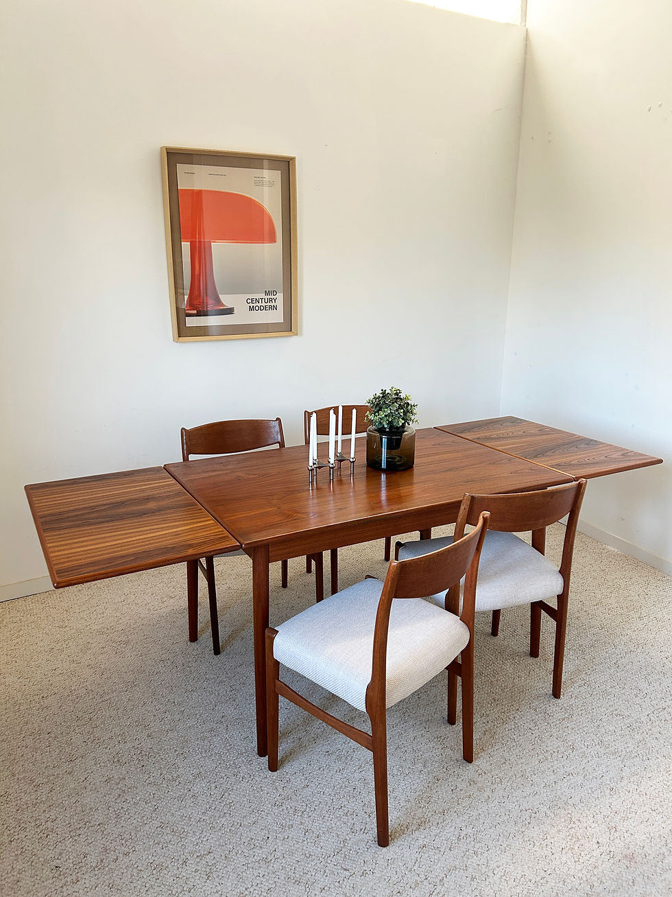 Table à manger scandinave 60's