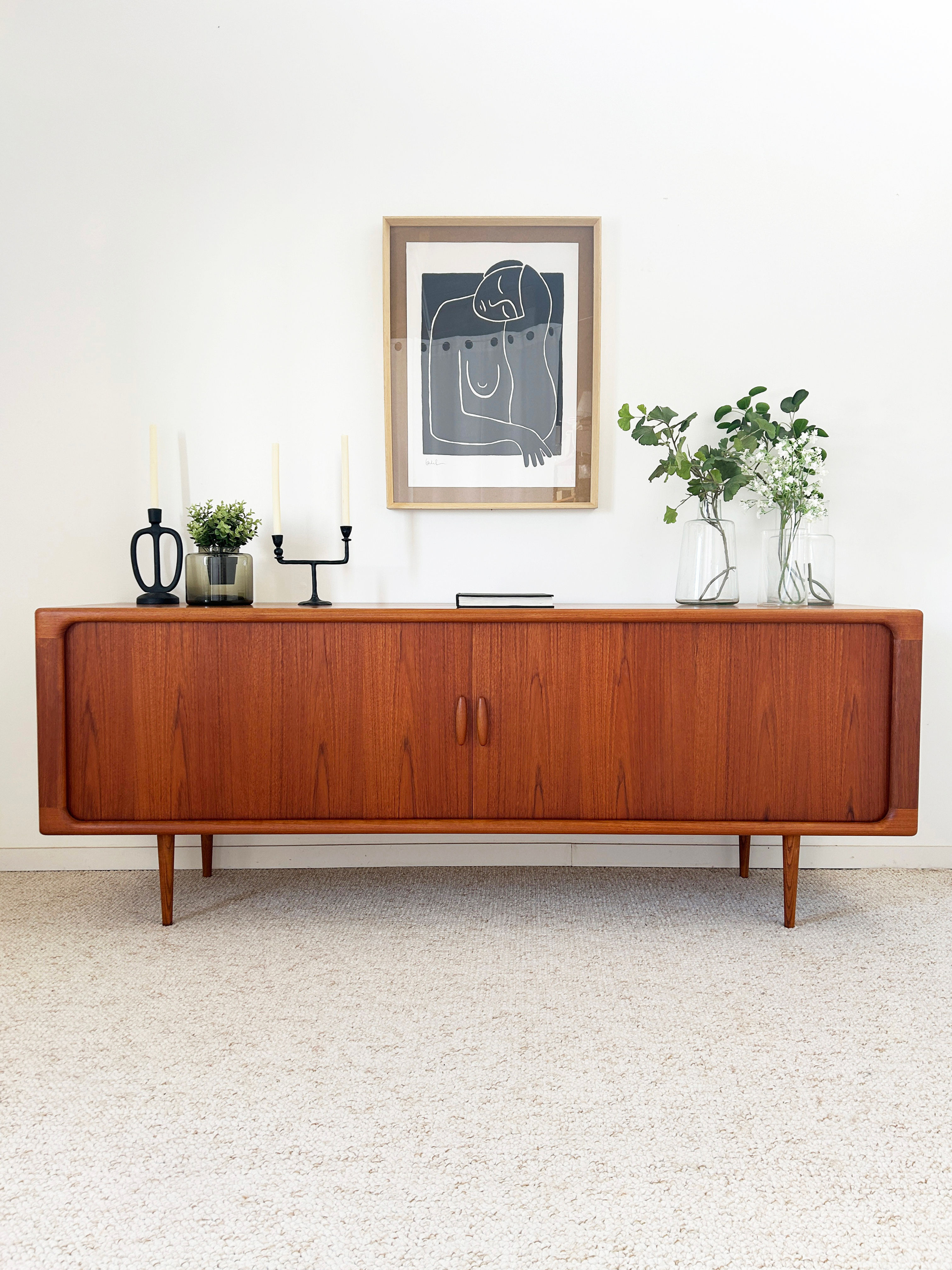 Enfilade en teck Dyrlund 60's